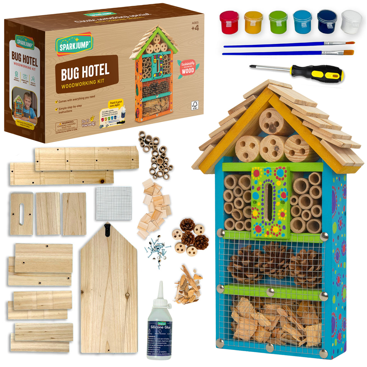 Build & Paint Bug Hotel Maker Kit