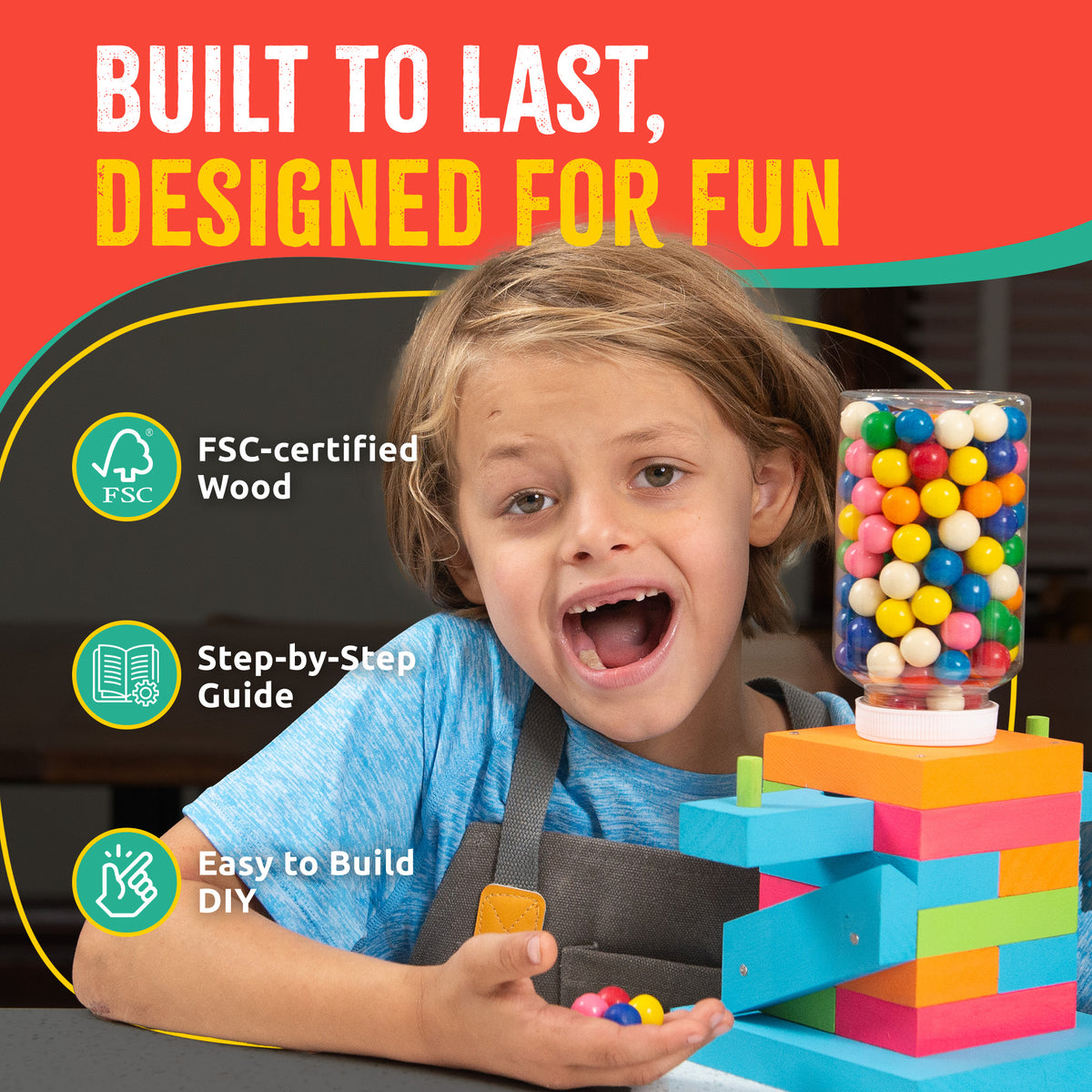 Build & Paint Candy Dispenser Maker Kit