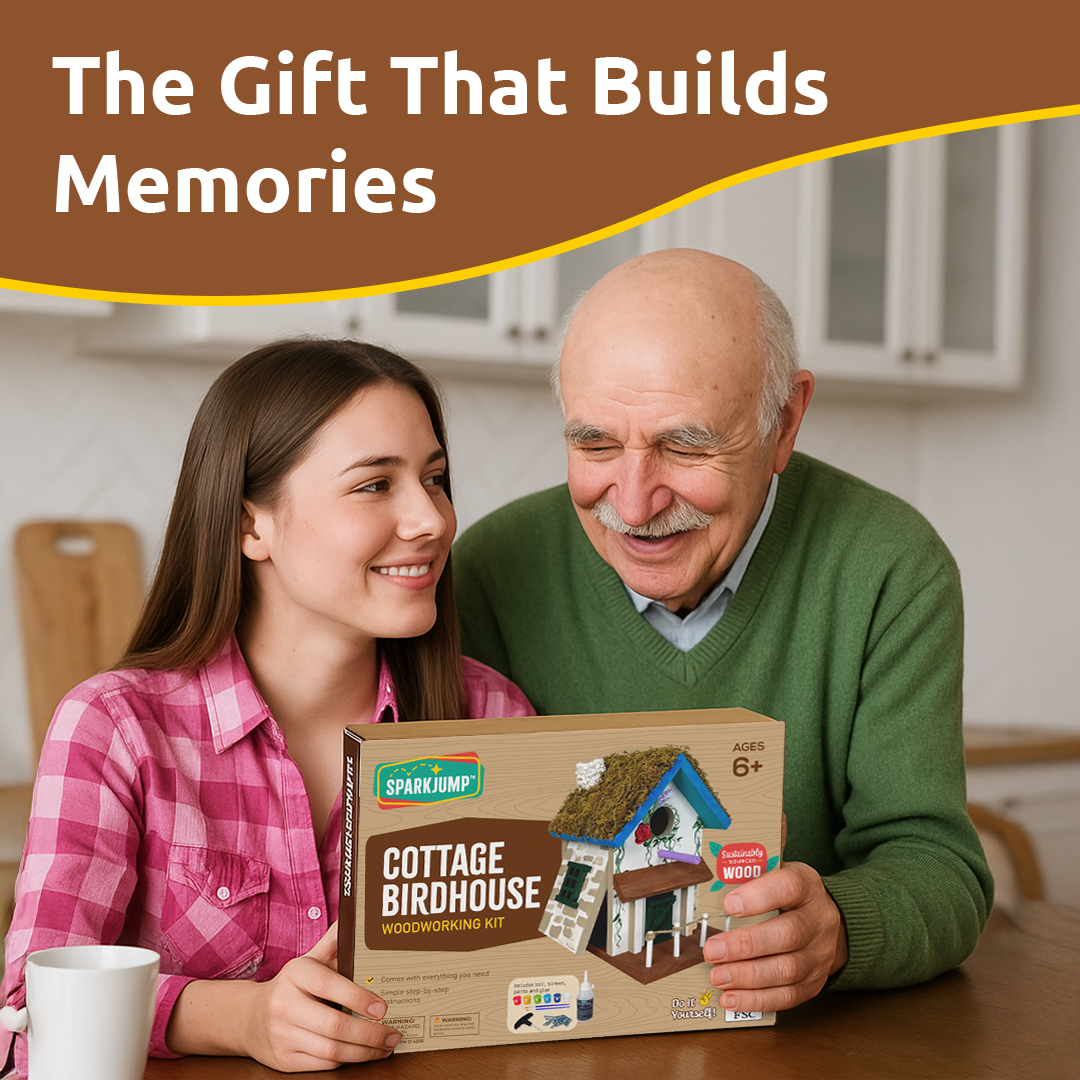 Build & Paint Cottage Birdhouse Maker Kit
