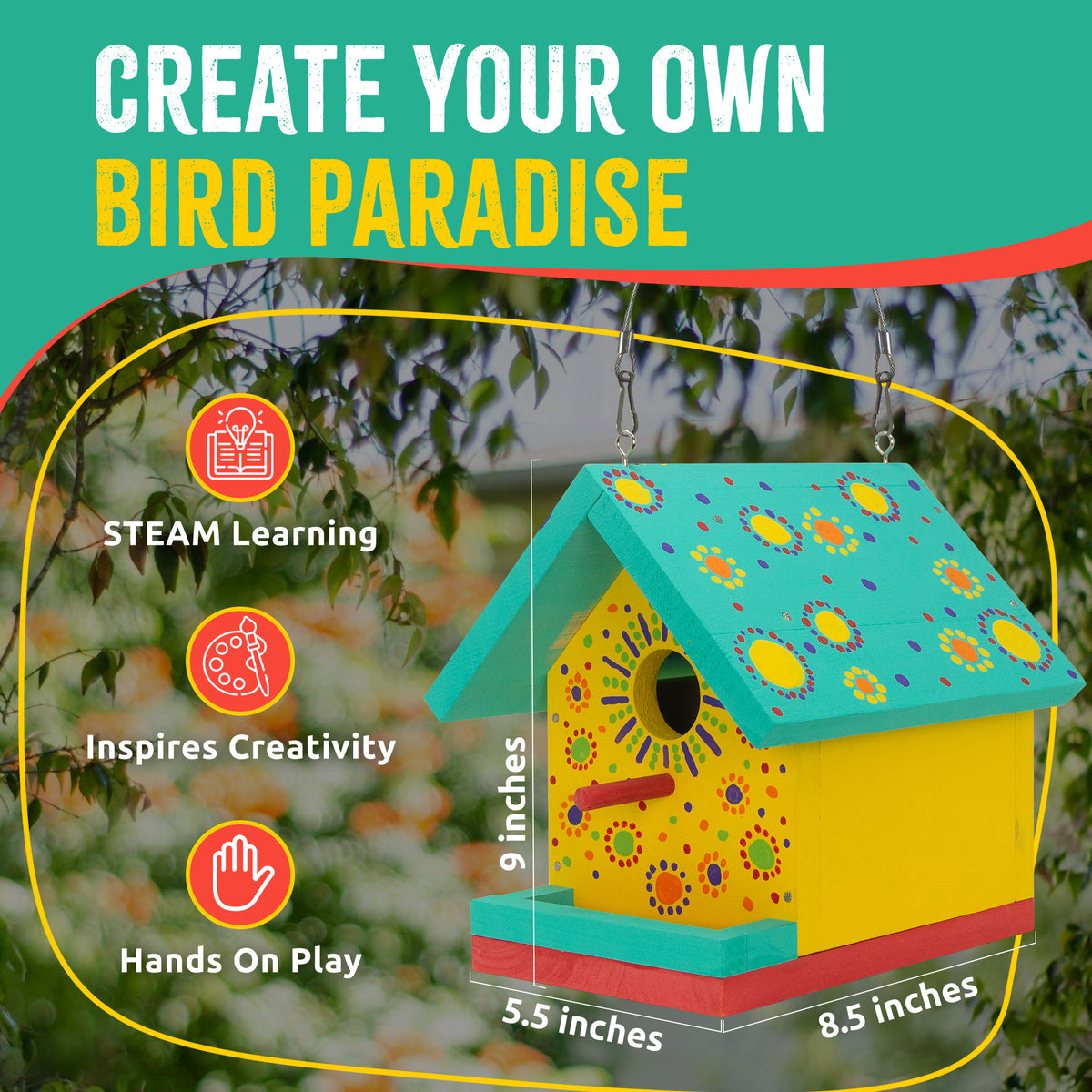 Build & Paint Jr. DIY Birdhouse Maker Kit