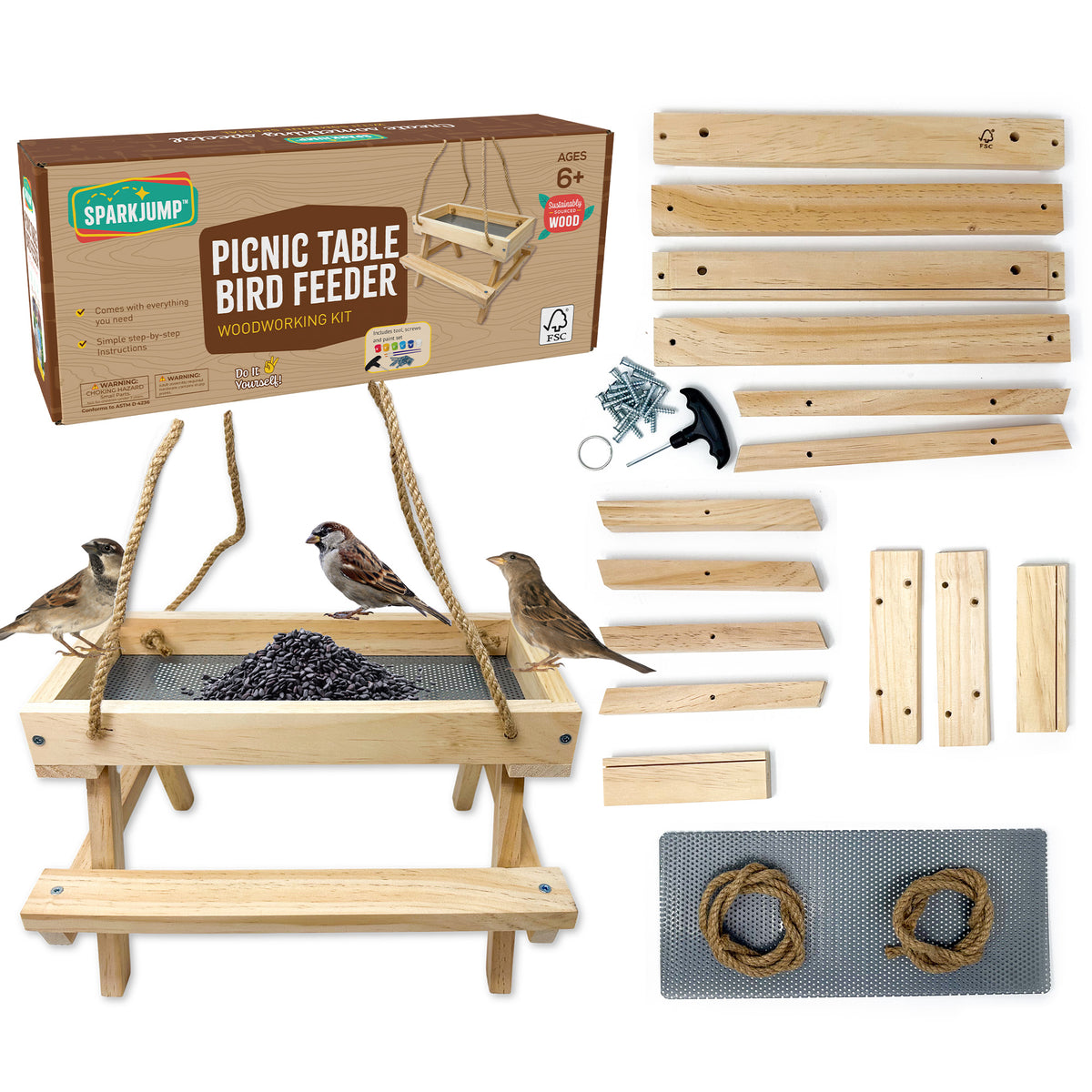 Build & Paint Picnic Table Maker Kit